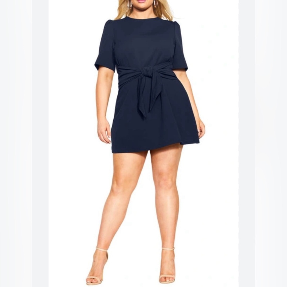 City Chic Navy Dress - NWT